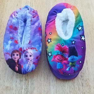 GIRLS' FUZZY BABBA SLIPPER SOCKS - NEW!